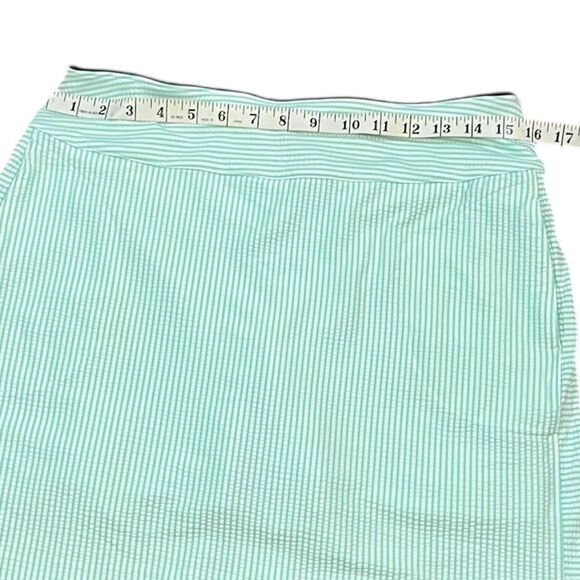 Fairway And Greene Mint Green And White Gingham Skort, Size M - Picture 6 of 8